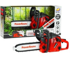 Lean Toys Realistiškas didelis grandininis pjūklas su garsu