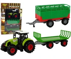 Lean Toys Traktorius su priekaba LeanToys