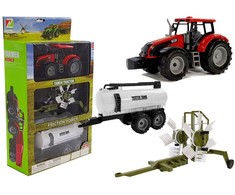 Traktorius su priekaba Lean Toys