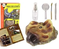 Edukacinis rinkinys Lean Toys Dinozauras Triceratopsas, 14x11 cm