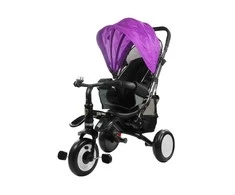 Rower Triratis dviratis PRO400 su reguliuojama nugaros atrama, violetinis