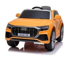 Lean Cars Elektromobilis vaikams Audi Q8 JJ2066, geltonas lakuotas