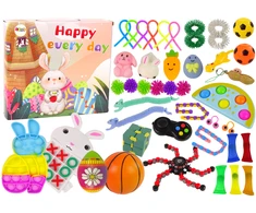 Lean Toys Sensorinių žaislų rinkinys vaikams, 29 vnt
