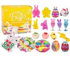 Lean Toys Velykų tematikos žaislų rinkinys vaikams, 18 vnt