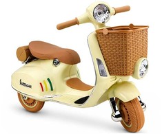Lean Cars Elektrinis motoroleris Vespa XW-03 smėlio spalvos