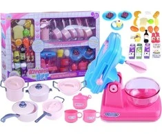 Lean Toys Virtuvės rinkinys mažiems šefo puodams maistui ir aksesuarams