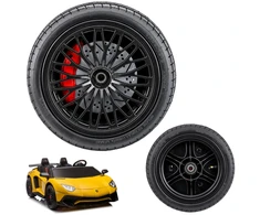 Lean Cars Wheel for a battery-powered vehicle A8803 Lamborghini XXL Rubber Inflatable