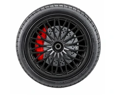 Lean Cars Wheel for a battery-powered vehicle A8803 Lamborghini XXL Rubber Inflatable