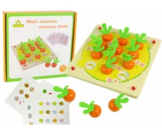 Dėlionė Lean Toys Atminties žaidimas Morkos