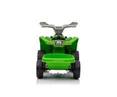 Lean Cars Akumuliatorinis keturratis su priekaba vaikams XMX630T, žalios spalvos