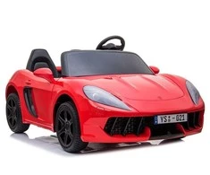 Lean Cars Didelis vaikiškas elektrinis sportinis automobilis YSA021A, raudonas