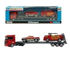 Lean Toys Autovežis „DIE CAST“ su priedais