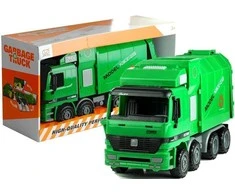 Šiukšliavežis Lean Toys, žalias