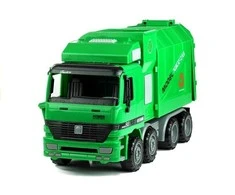 Šiukšliavežis Lean Toys, žalias