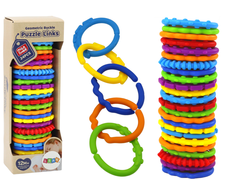 Sensorinių apyrankių rinkinys kūdikiams Lean Toys, 24 vnt.