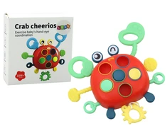 Sensorinis žaislas Krabas Lean Toys, 14x13x4 cm