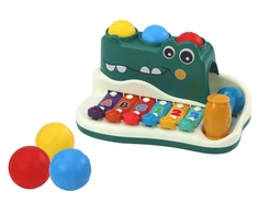 Cimbolai Krokodilas su priedais Lean Toys, 5 d.