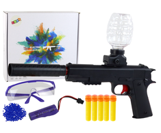 Lean Toys Elektrinis vandens rutuliukų šautuvas juodas