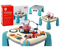 Lean Toys Interaktyvus vaikų edukacinis staliukas su pianinu ir kosmoso tema