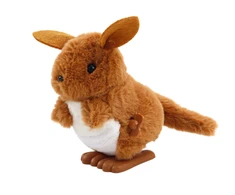 Lean Toys Prisukamas pliušinis žaislas Kengūra