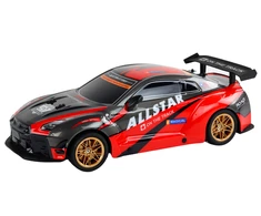 Nuotoliniu būdu valdomas sportinis automobilis Lean Toys, raudonas, 44x12x19,5 cm