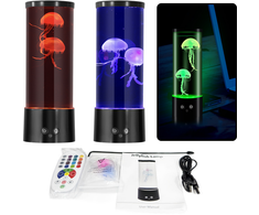 Lean LED Lempa su Medūzomis, 22 x 8 cm, USB