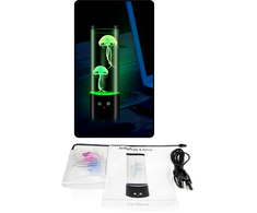Lean LED Lempa su Medūzomis, 22 x 8 cm, USB