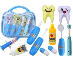 Lean Toys Stomatologo Įrankių Rinkinys Lagaminėlyje vaikams