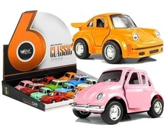 Lean Toys Metalinis automobilis su garsais