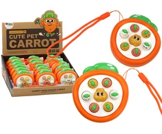 Lean Toys Žaidimas vaikams „Wac A Mole“ su morkomis