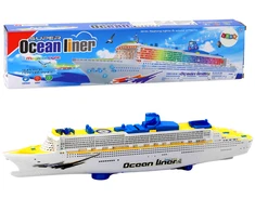 Žaislinis kruizinis laivas su šviesos ir garso efektais Lean Toys