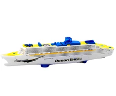 Žaislinis kruizinis laivas su šviesos ir garso efektais Lean Toys