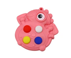 Sensorinis žaislas dinozauras Lean Toys, rožinis