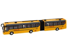 Nuotoliniu būdu valdomas mokyklinis autobusas Lean Toys, geltonas, 37x5x4 cm