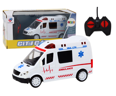 Lean Toys Nuotoliniu būdu valdoma greitoji pagalba su šviesos ir garso efektais