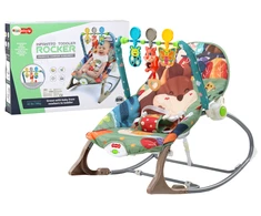 Vibruojantis gultukas Fox su priedais Lean Toys