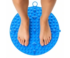 Lean Akupresūrinis pėdų masažo kilimėlis su iškilimais, mėlynas, 33 cm