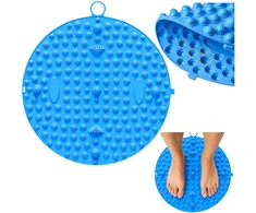 Lean Akupresūrinis pėdų masažo kilimėlis su iškilimais, mėlynas, 33 cm