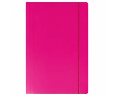 Lean School kartoninis aplankas su gumele, klijuotas, lakuotas, rausvas A4+ 300g/m?
