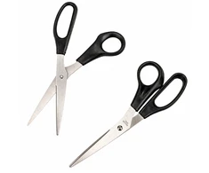 Lean School TAURUS juoda biuro žirklės 21 cm