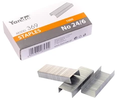 „Lean School Standard Office Staples“ 24/6 1000 vnt YANDA