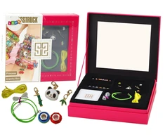 Lean Toys Vaikiškas papuošalų gamybos rinkinys su karoliukais ir pakabukais