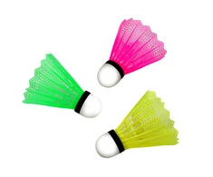 Lean Toys Badmintono plunksninukų rinkinys 3 vnt. spalvingi