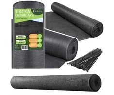 Lean Užtamsinimo tinklas tvorai, 1,5 x 25 m, pilkas, 70 g/m²