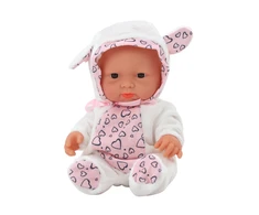 Lėlė kūdikis Lean Toys su gobtuvu, 21 cm
