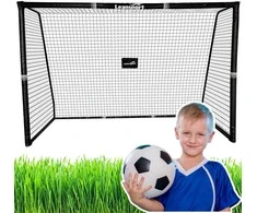 Bramka Vaikiški metaliniai futbolo vartai 180x120x60 cm
