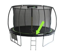 Batuto spyruoklių apsauga Lean Sport Max 183 cm, juoda/žalia