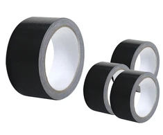 Lean Taśma Patvari, tvirta universali juoda tekstilinė juosta 48 mm / 54 mm