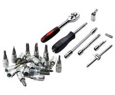 Lean Raktų Rinkinys 1/4" 46 dalių CrV plienas