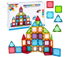 Lean Toys 3D Magnetiniai Blokai, 45 vnt.